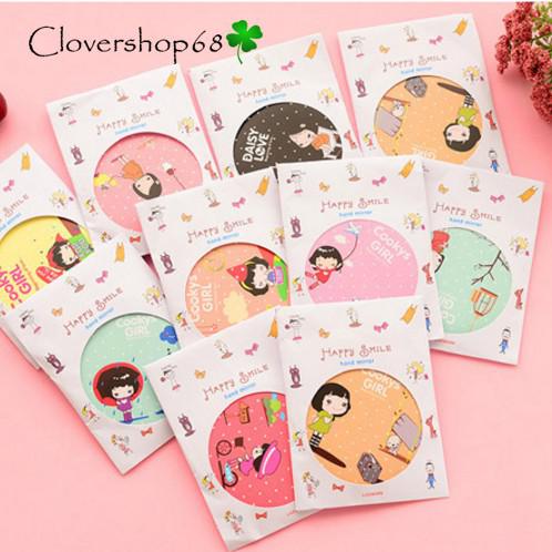 Gương tròn bỏ túi mini jj