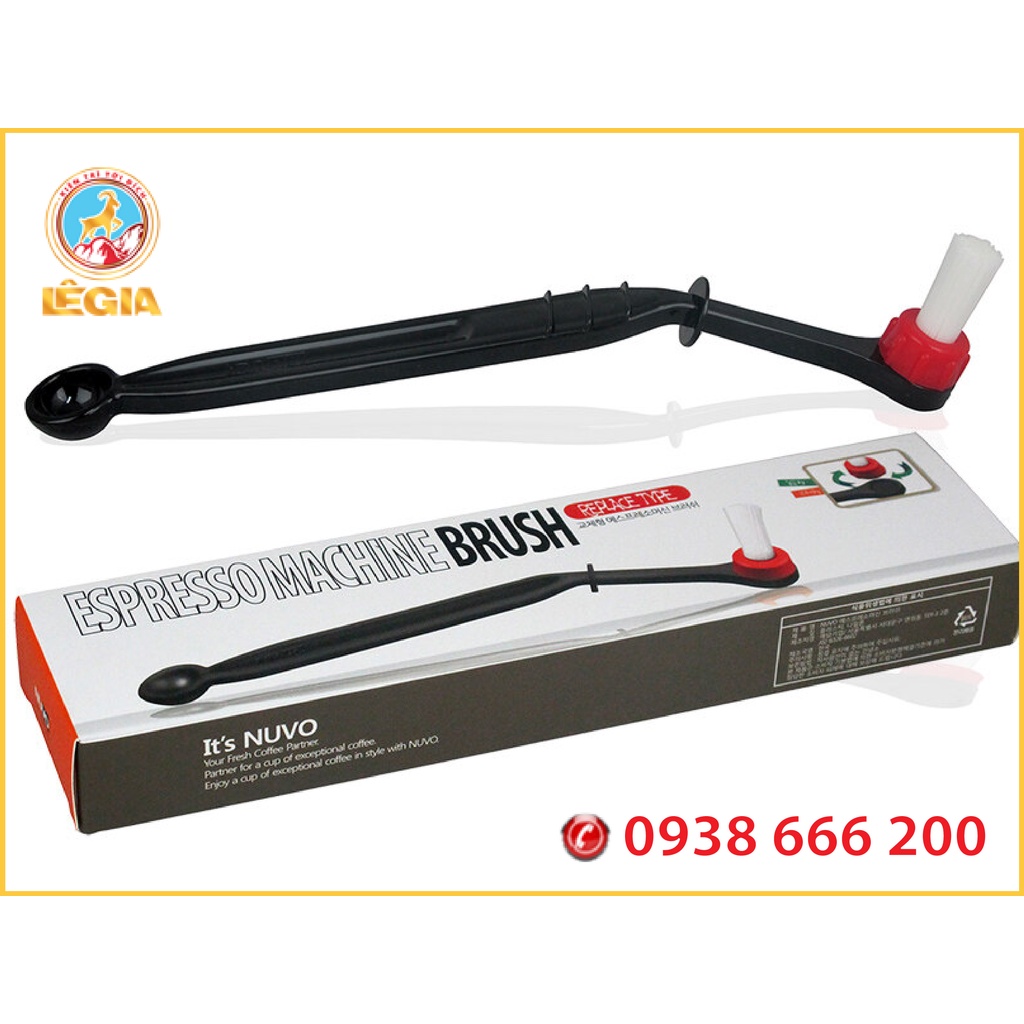 Cọ Vệ Sinh Đầu Pha Máy Pha Cafe Espresso Sợi Nylon