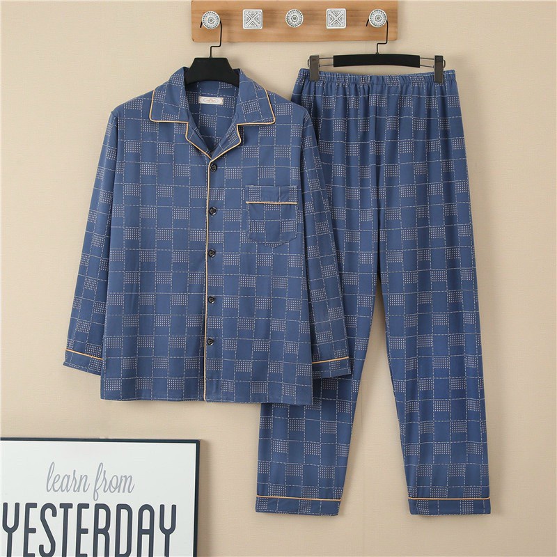 Bộ Pijama Cho Bố - Đồ Bộ Trung Niên Chất Vải Cotton Hàng Quảng Châu Siêu Đẹp
