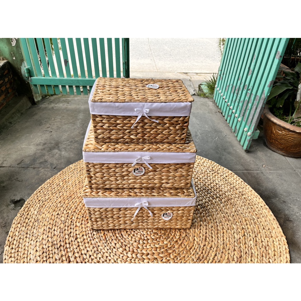 KHAY LỤC BÌNH CÓ NẮP LÓT VẢI HÀNG LOẠI 1