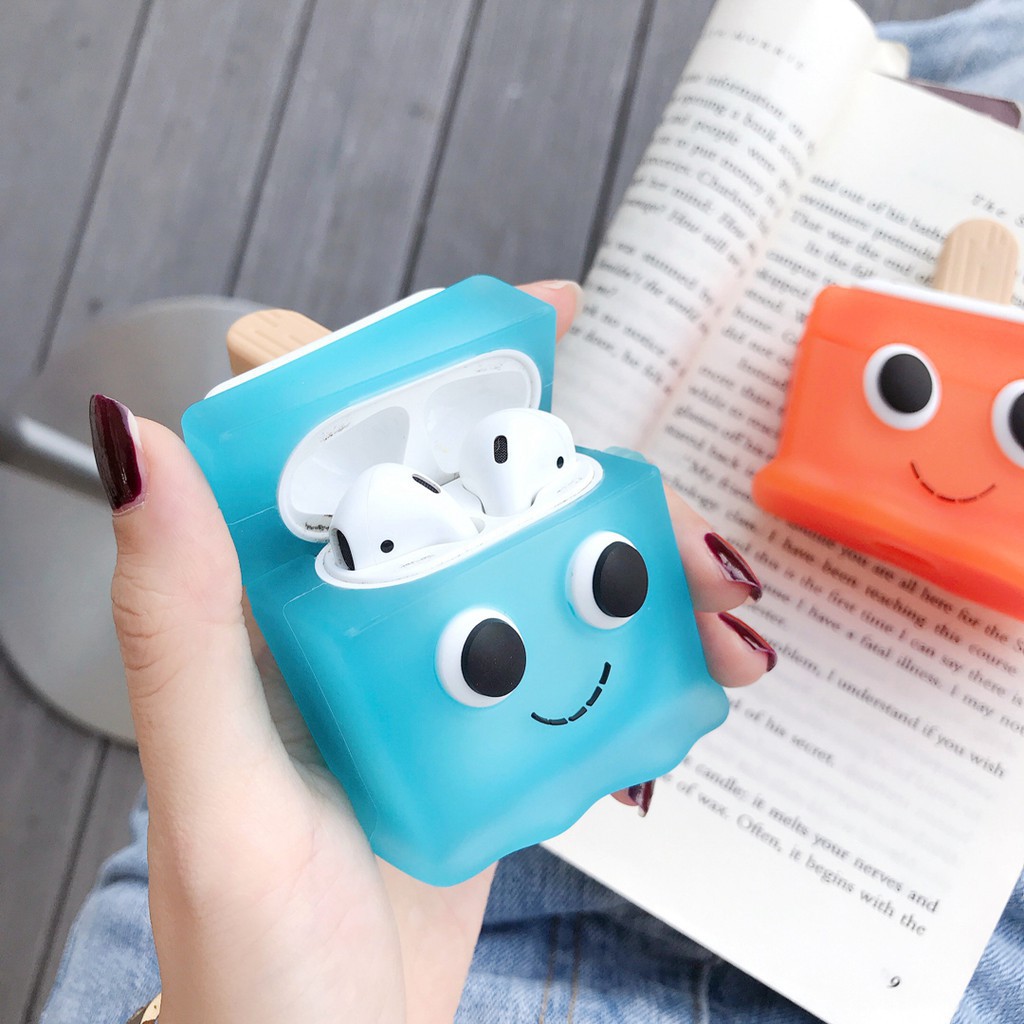 Cute popsicle airpods case airpods pro case anti-drop protective cover for wireless bluetooth headsets