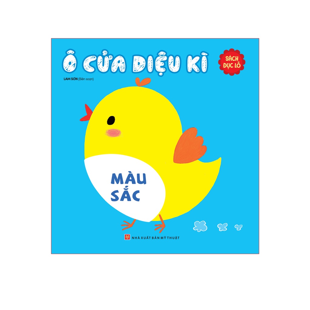 Sách - Ô cửa diệu kỳ (Sách đục lỗ) bộ 4 cuốn: Số đếm  - Màu sắc - Hình dạng - So sánh - ML-GD08