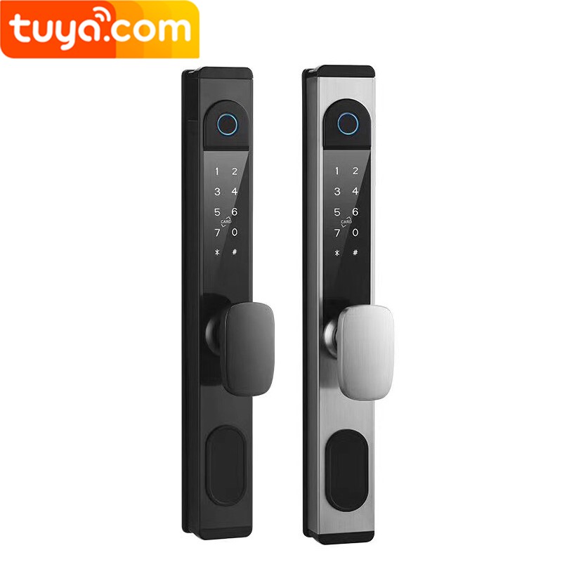 Khóa vân tay thông minh Tuya WiFi cửa nhôm ĐA ĐIỂM AO-S8