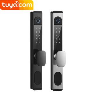 Khóa vân tay thông minh Tuya WiFi cửa nhôm ĐA ĐIỂM AO-S8