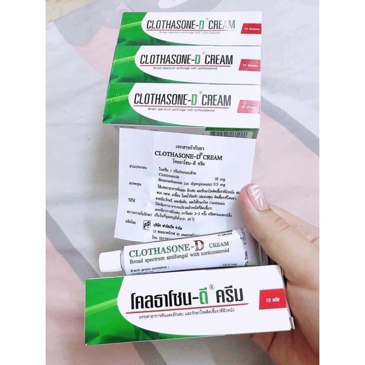 Kem bôi nấm móng CLOTHASONE-D CREAM 15g