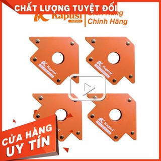 Combo 4 ke góc vuông nam châm lực hút 33kg Kapusi