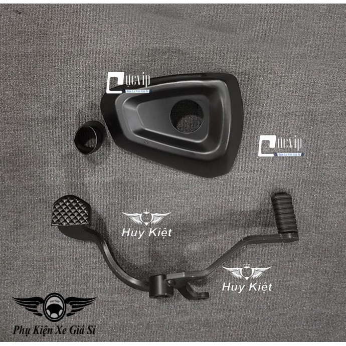 (3260) - Combo Cho Xe  Winner X - Gồm Ốp Chụp Đích Pô Kèm Ống Tiêu + Cần Số 2 Chiều Winner X