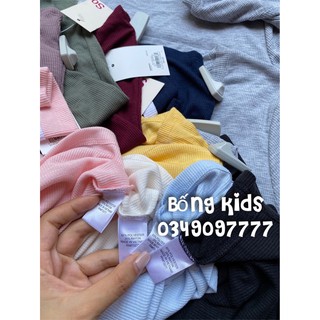 Áo Pull Nữ Gấu Xoắn Tay Kẻ So