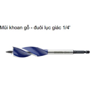 25x165mm mũi khoan gỗ đuôi lục giác 1/" irwin 10506624
