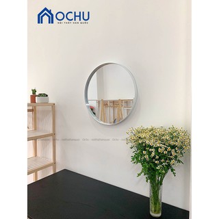 GƯƠNG TRÒN TREO TƯỜNG KHUNG SẮT HÀN QUỐC (SIZE 50) - IRON MIRROR - T