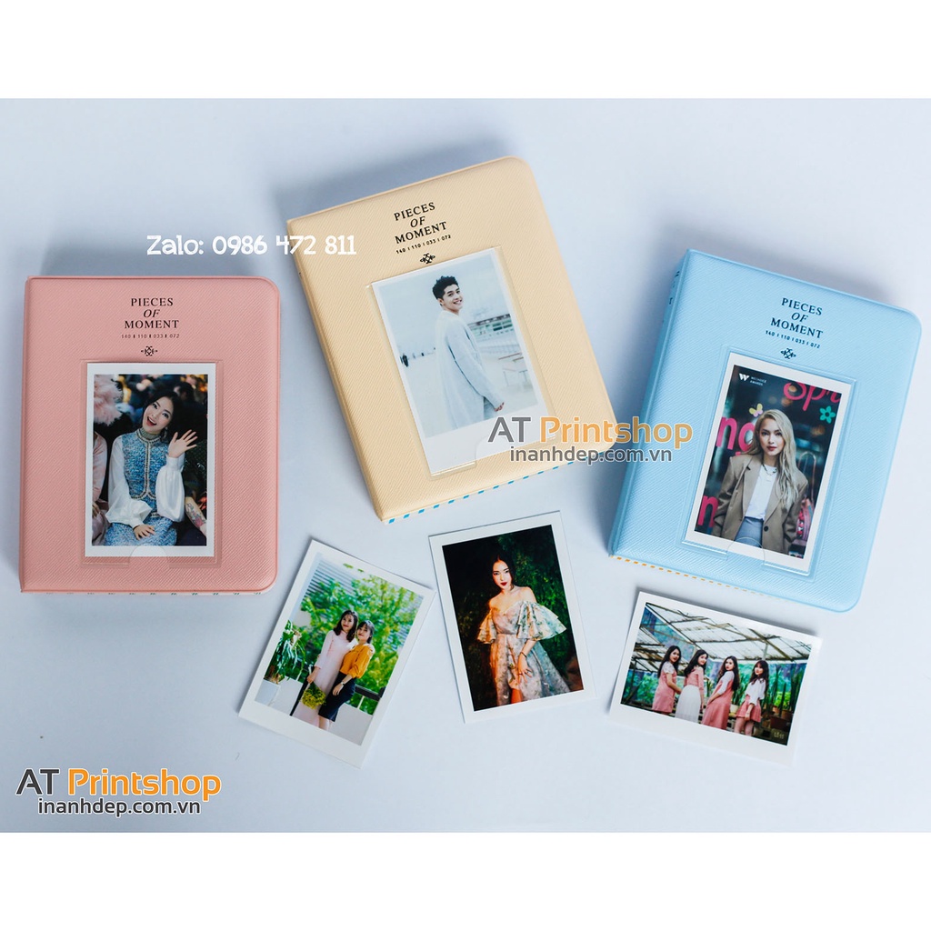 Combo 50 ảnh 6x9 ép lụa + Album ảnh bìa da, bìa họa tiết - Giấy ảnh chính hãng FUJIFILM