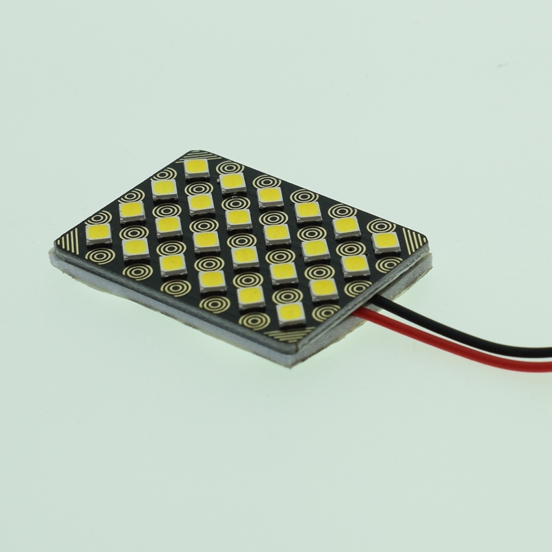 Đèn led sáng trắng 2v 3030 12/24/48 bóng dành cho nội thất xe hơi