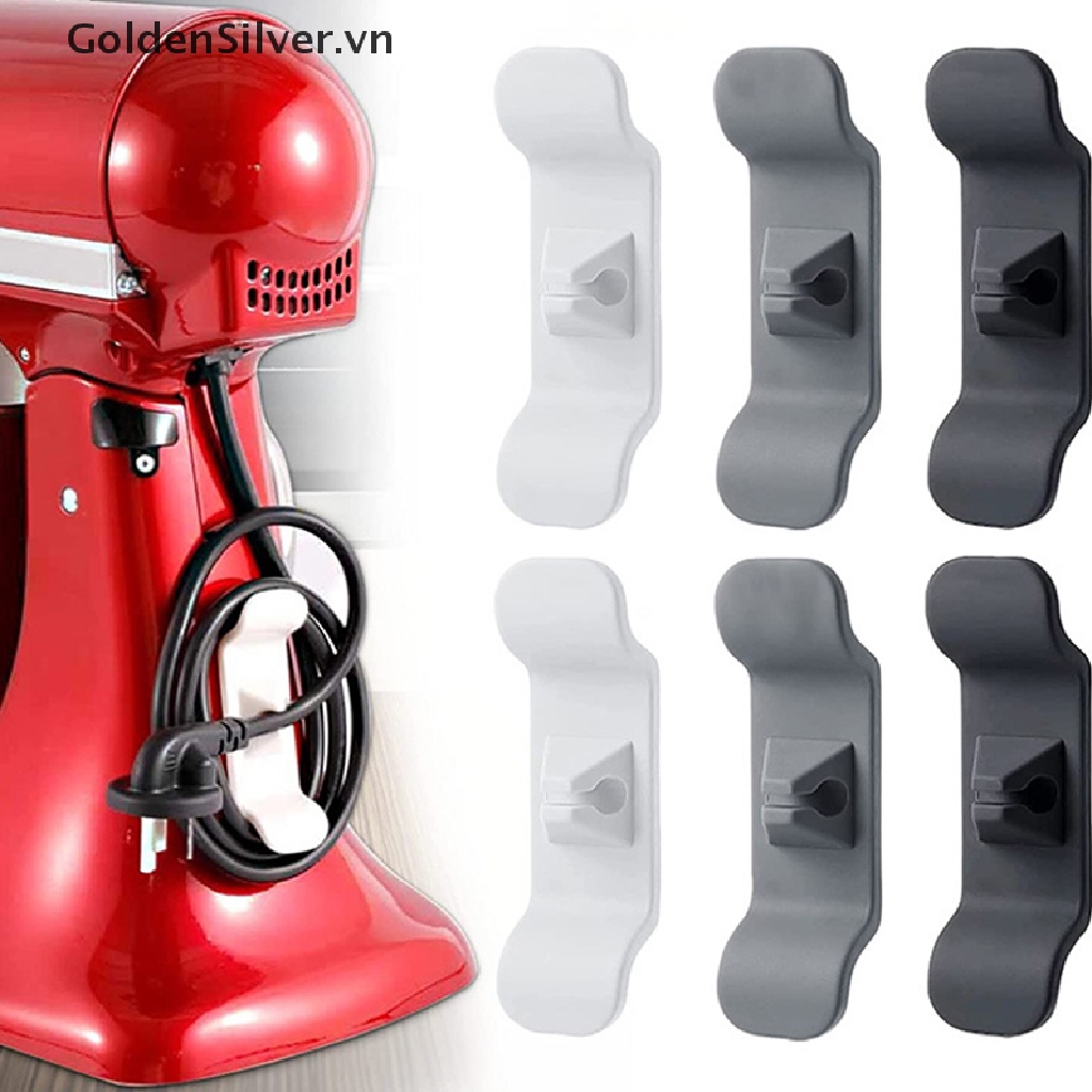 Dụng Cụ Quấn Dây Cáp Màu Vàng Bạc Sắp Xếp Gọn Gàng Cho Nhà Bếp