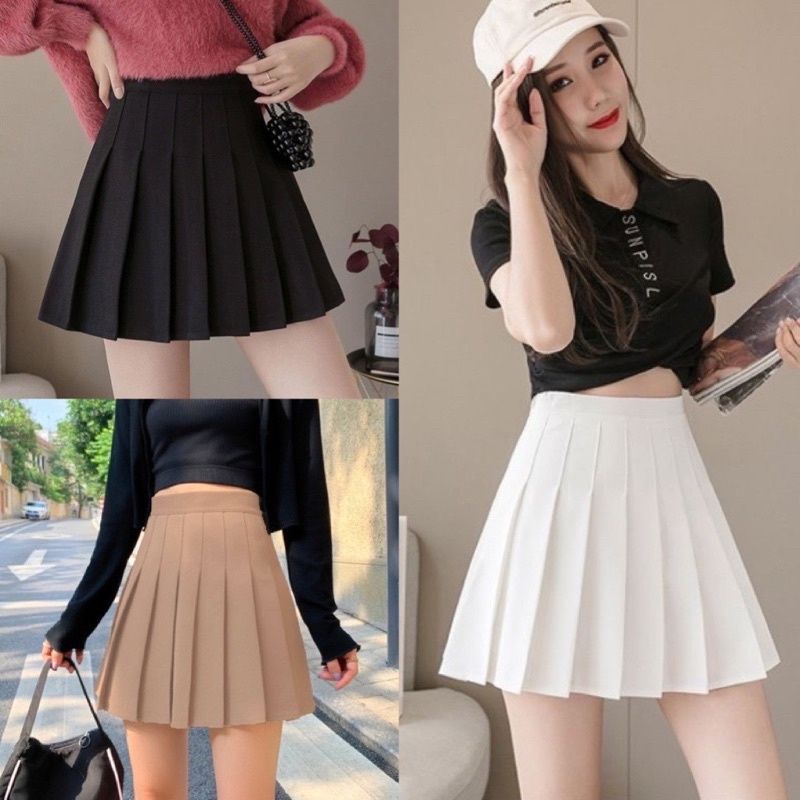 Chân váy nữ tennis ngắn xếp ly dáng xòe thời trang cao cấp