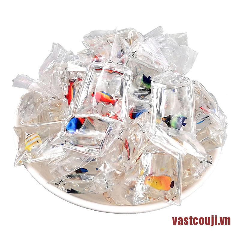 1 Mặt Dây Chuyền Hình Cá Vàng Nhỏ Bằng Nhựa Resin Cho Móc Khóa Túi Nước