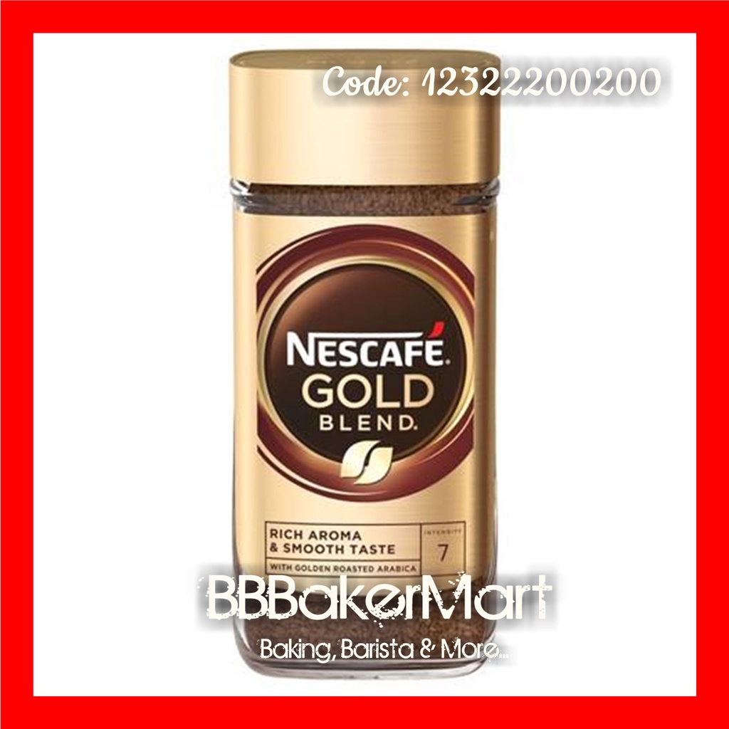 Cà phê hòa tan cao cấp NESCAFE GOLD BLEND - 200gr