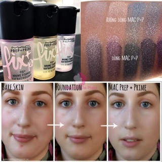 Set 3 xịt khoáng Mac khoá nền
