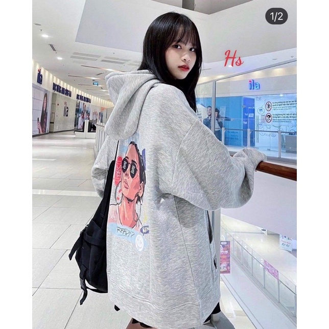 Áo hoodie cô gái street HSU1