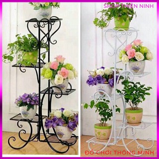 Kệ Để Chậu Hoa Cây Cảnh 5 Tầng Sang Trọng (bằng sắt siêu bền)