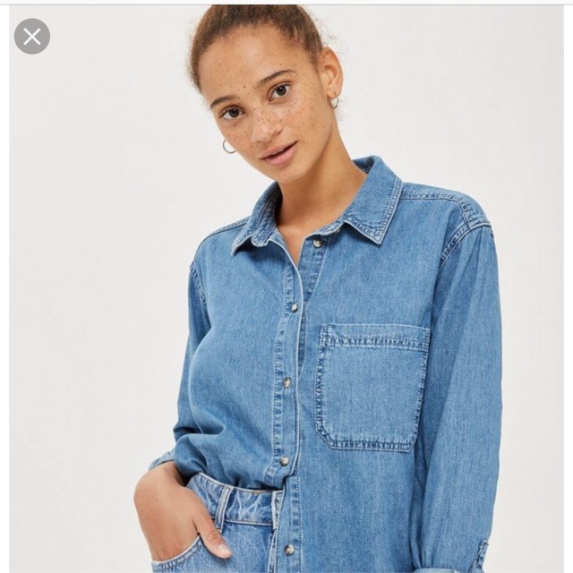 Thanhlý áo bò Topshop auth mới
