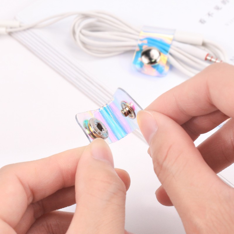 Dây cuộn cáp sạc, tai nghe khóa bấm tiện lợi (DCT01)