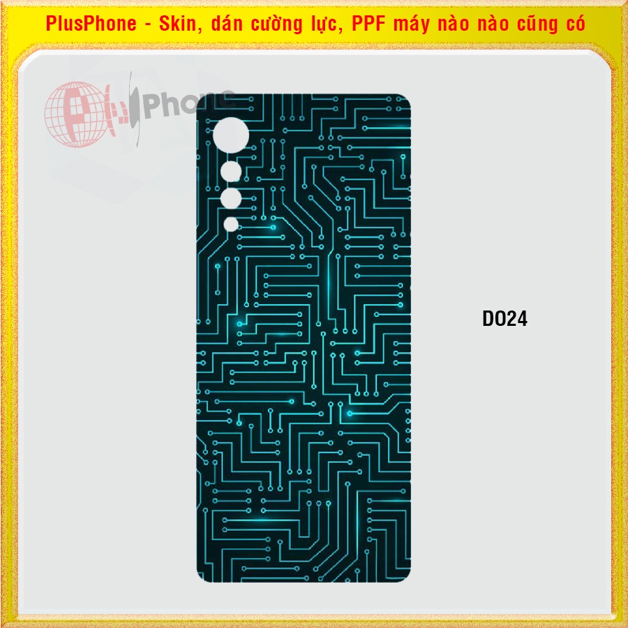 Dán Skin cho điện thoại LG Velvet 5G in hình nhiều mẫu hot