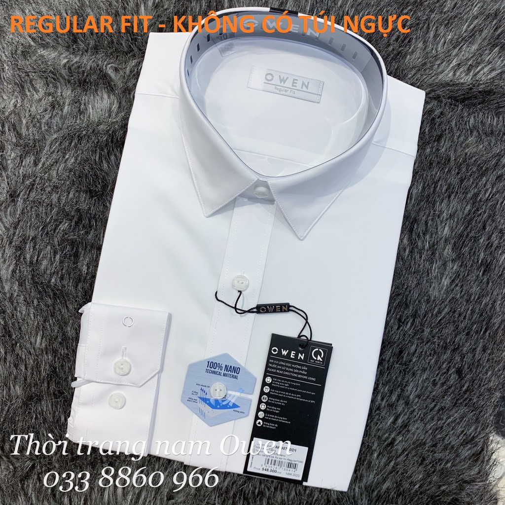 OWEN - Áo sơ mi trắng OWEN chất Nano không nhăn (REGULAR/SLIM) | BigBuy360 - bigbuy360.vn