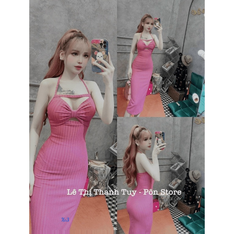 ĐẦM THUN GÂN SIÊU SEXY, CUỐN HÚT CHO CHỊ EM ĐI CHƠI CŨNG NHƯ ĐI TIỆC UP Shop Valentina