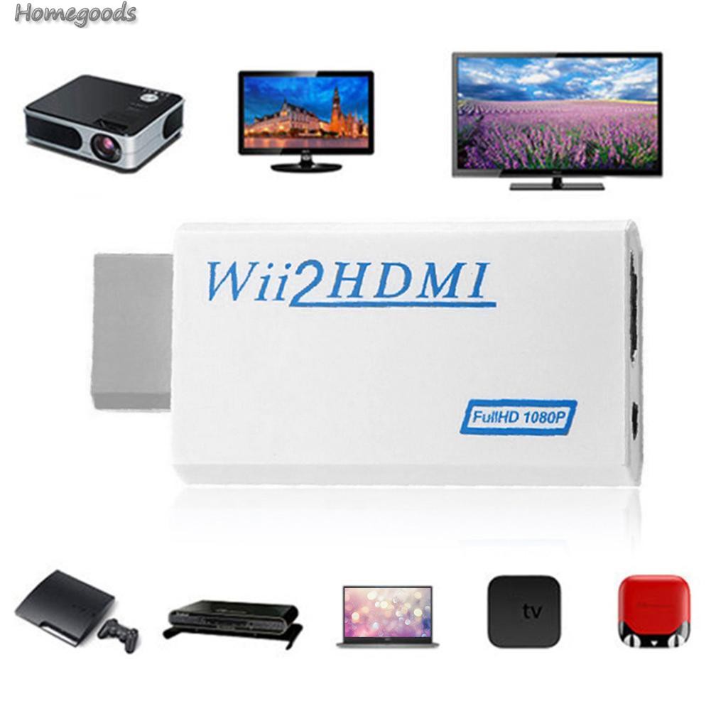 Bộ Chuyển Đổi Âm Thanh Qua Hdmi-Compatible 720p 1080p 3.5mm Wii2Hdmi-Comp