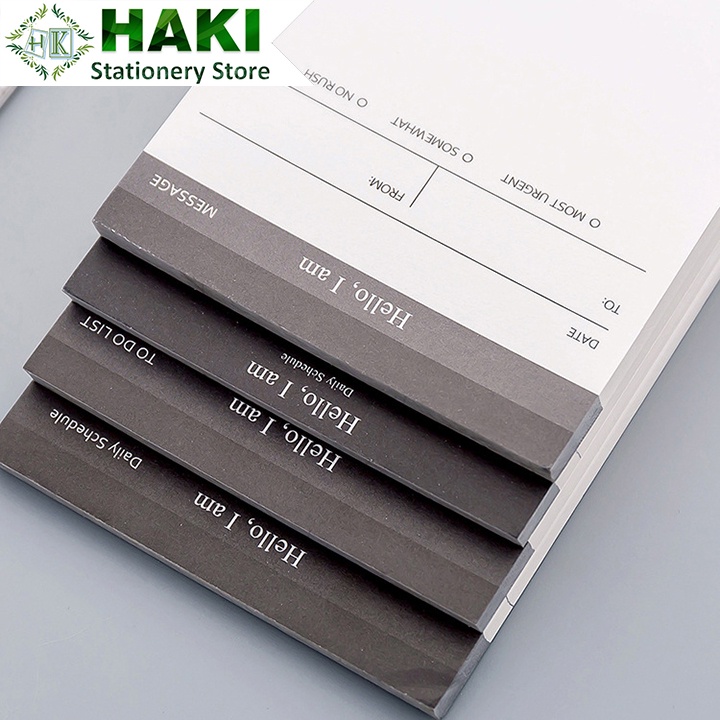 Giấy note giấy ghi chú thông minh 50 tờ HAKI lên kế hoạch hàng ngày NO16