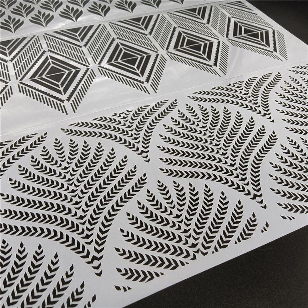 Dụng Cụ Rây Bột Làm Bánh Bằng Nhựa Họa Tiết Ren Trang Trí Bánh Kem DIY