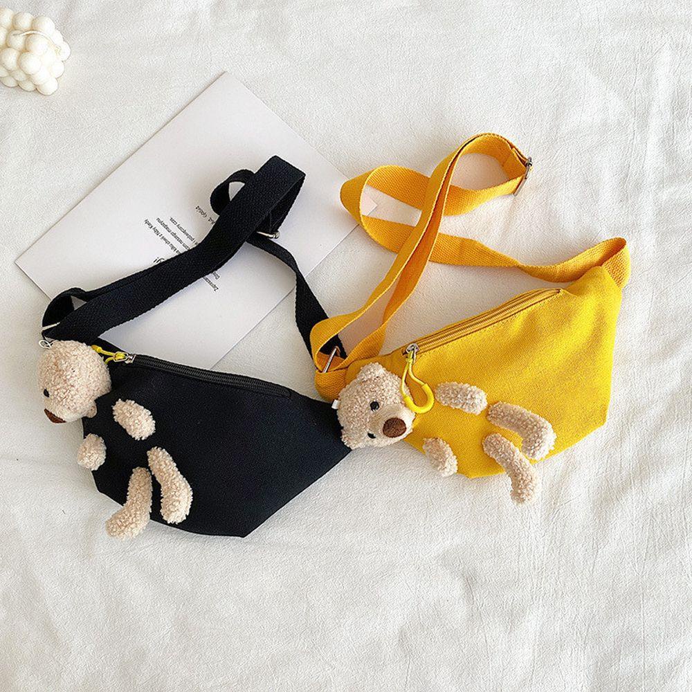 Túi đeo chéo ngực MMULCK nhỏ gọn kiểu gấu teddy dễ thương thời trang