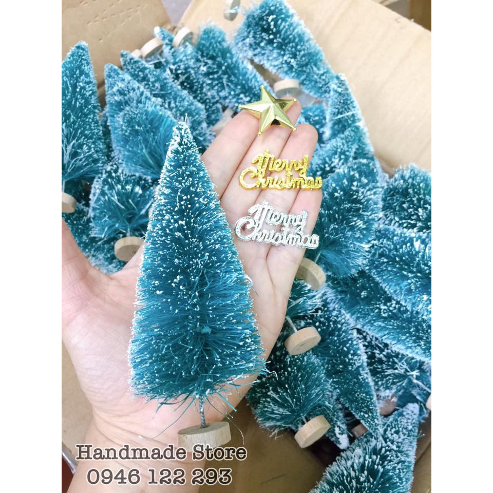 Ngôi sao - Chữ Merry Christmas