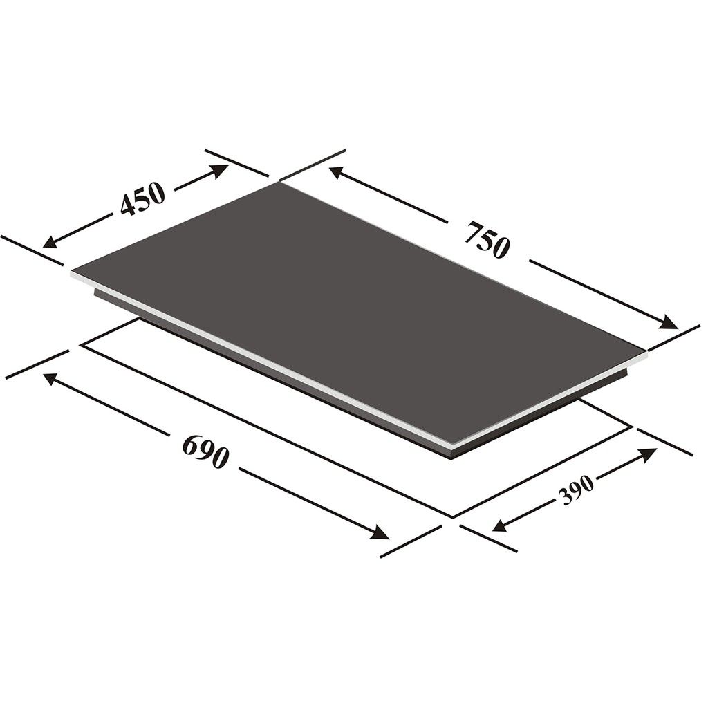 Bếp điện từ Canzy CZ 67R nhập khẩu THAILAND, Bếp đôi 1 từ + 1 hồng ngoại