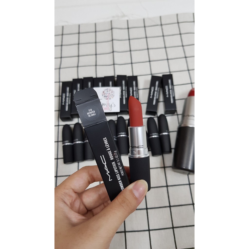 Son lì dòng mới MAC Powder Kiss Lipstick | BigBuy360 - bigbuy360.vn