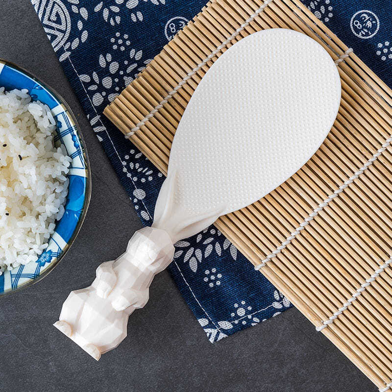 Muỗng xới cơm thiết kế con thỏ đáng yêu dành cho nhà bếp