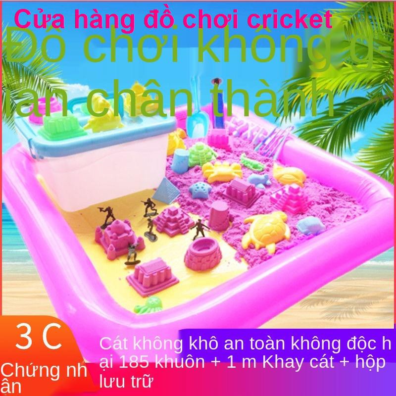 Space sand Bộ đồ chơi plasticine mẫu giáo không độc hại đất sét màu siêu nhẹ cát bán buôn