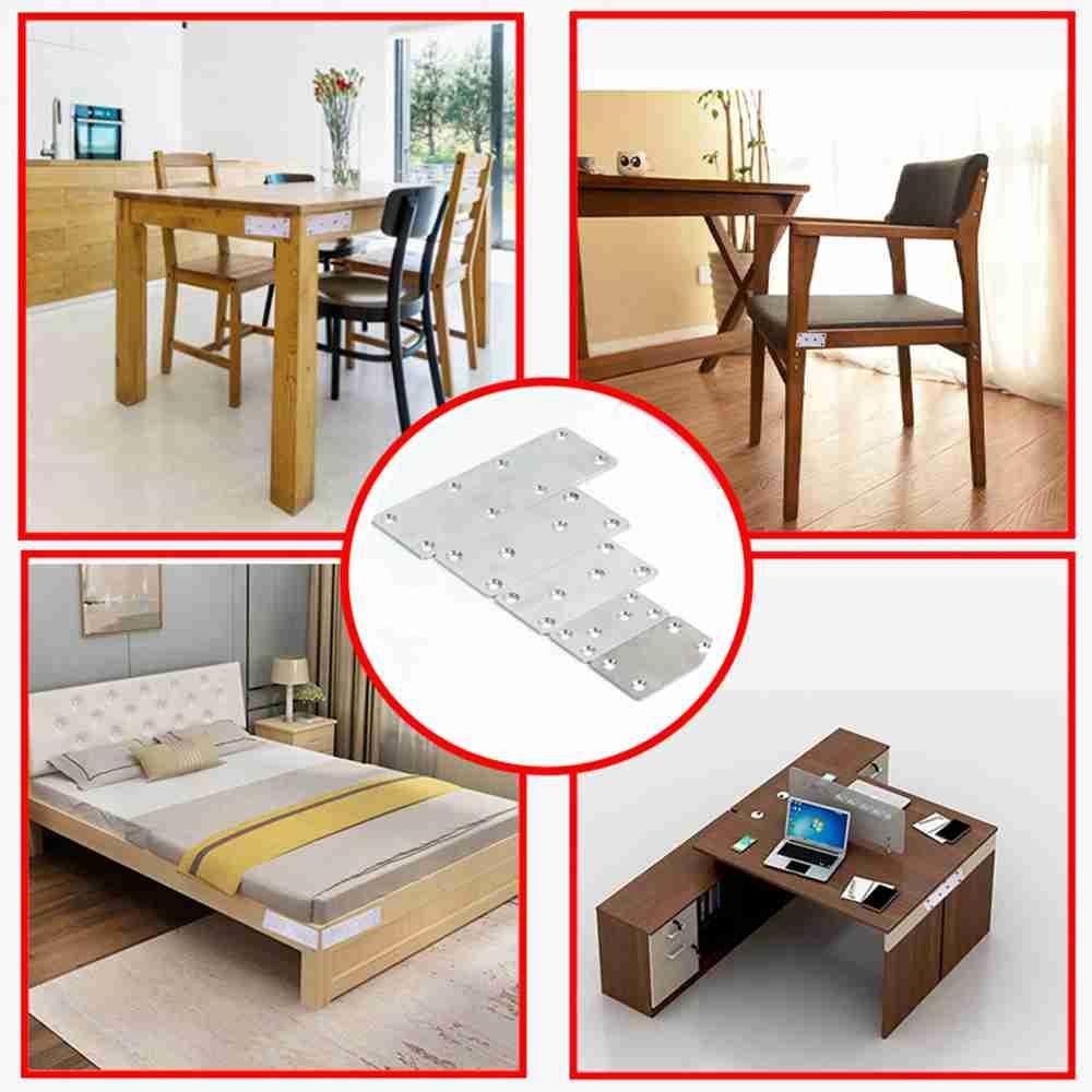 Bộ 2 Ốc Vít Góc Đồ Nội Thất Bằng Thép Không Gỉ