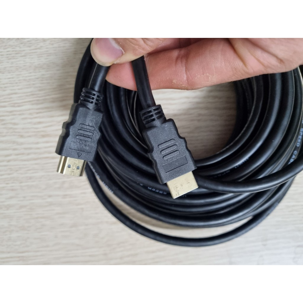 Dây cáp HDMI 20m đen tròn dùng cho máy chiếu