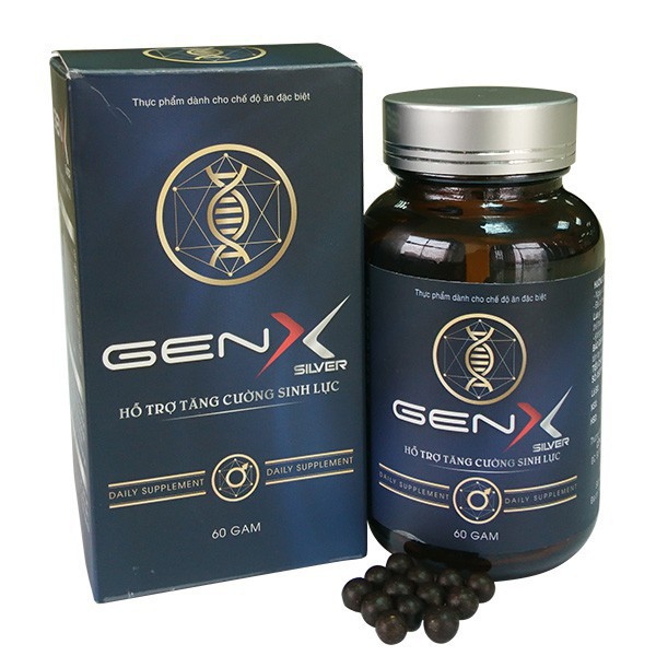Viên uống hỗ trợ điều trị yếu sinh lý, xuất sớm, rối loạn cương dương GenX Silver Chính Hãng AV2 | BigBuy360 - bigbuy360.vn