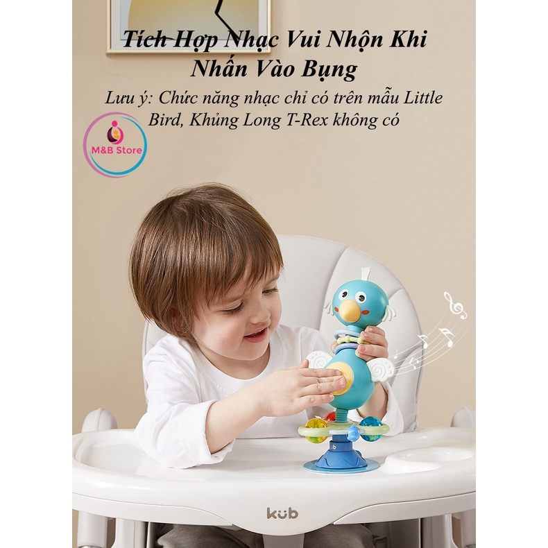 Đồ Chơi Lục Lạc Gắn Bàn Phát Nhạc, Đế Hít - KUB