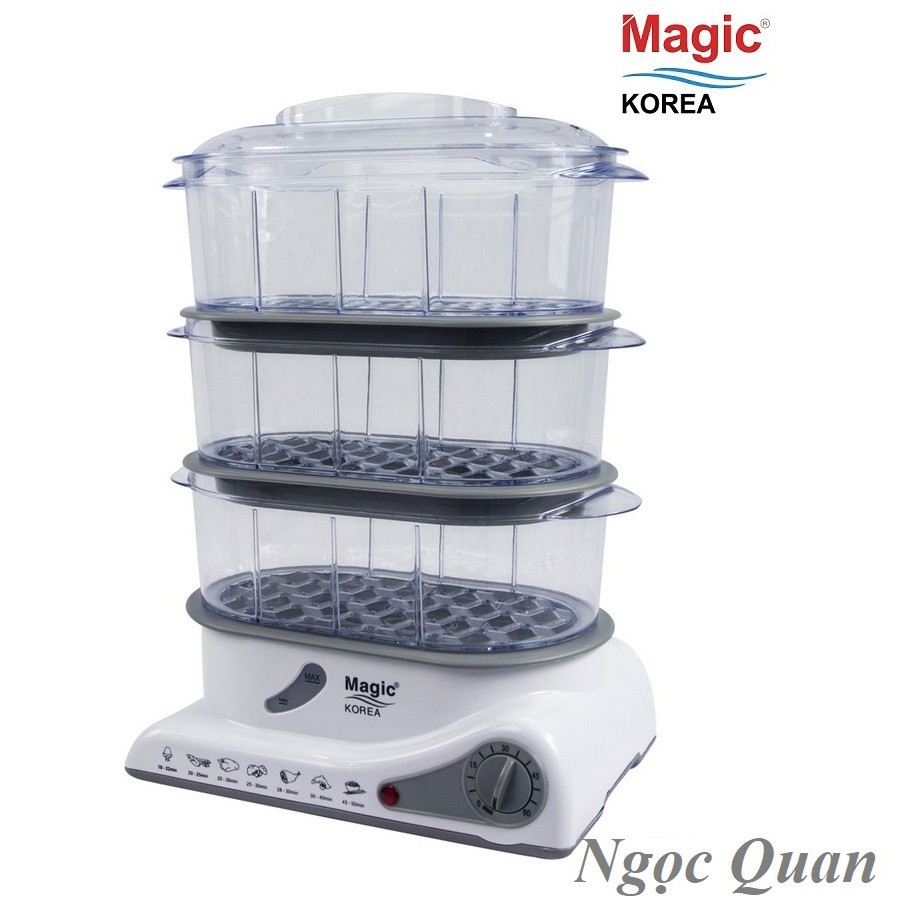 Nồi hấp thực phẩm 3 tầng Magic Korea A61