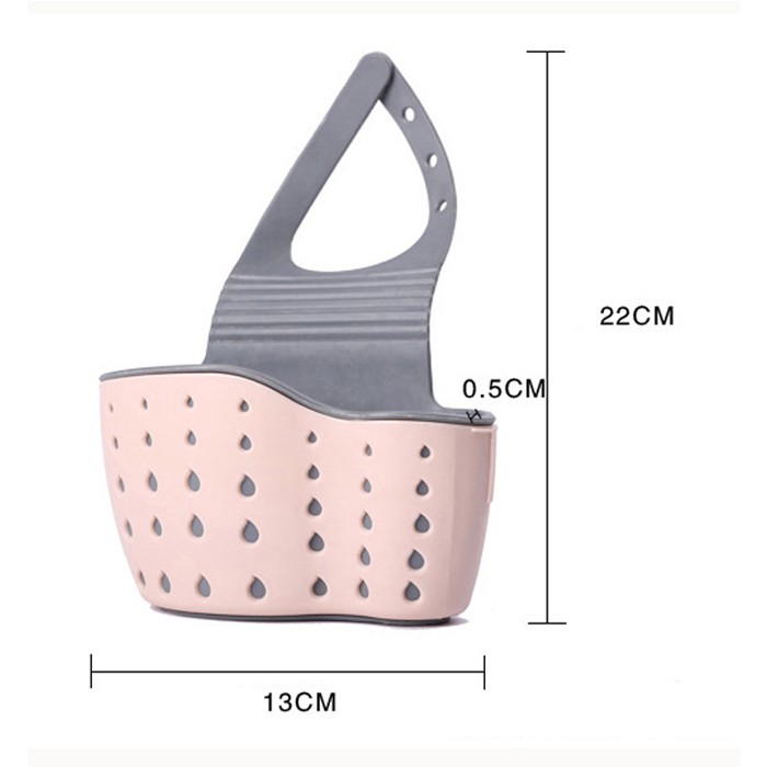 Giỏ Đựng Đồ Rửa Chén Treo Vòi 2 Lớp Chất Liệu Nhựa Cao Cấp Tiện Lợi - MTDDT