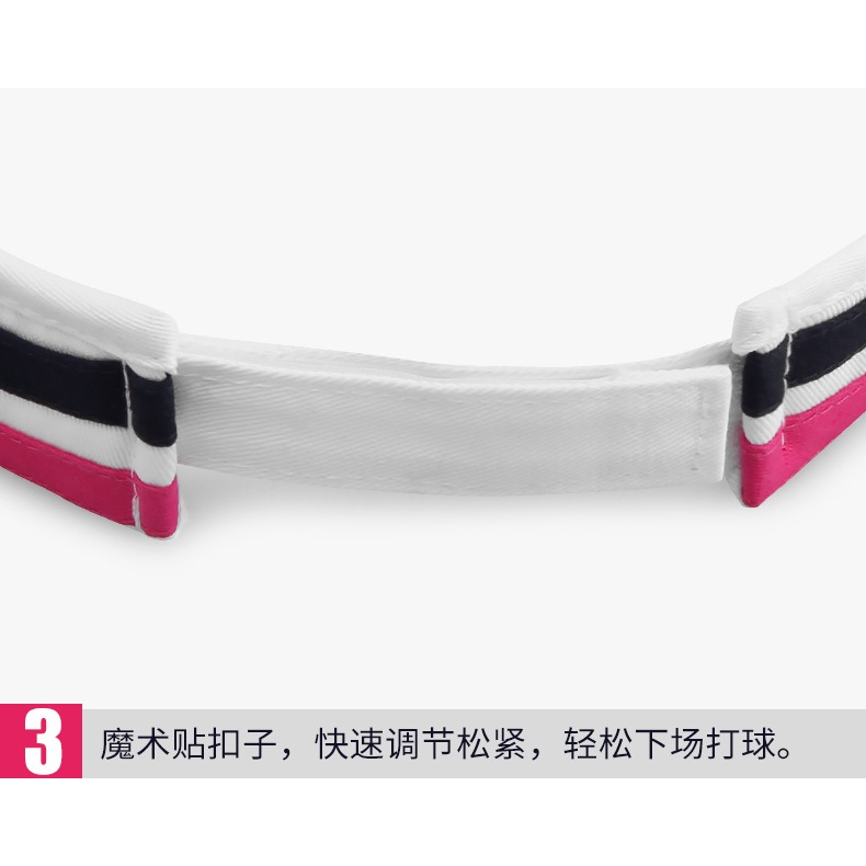 Mũ lưỡi trai hở chóp chống tia UV thoải mái năng động dành cho nữ chơi golf