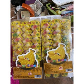 hộp 30 vỉ kẹo dẻo vị chuối siêu ngon