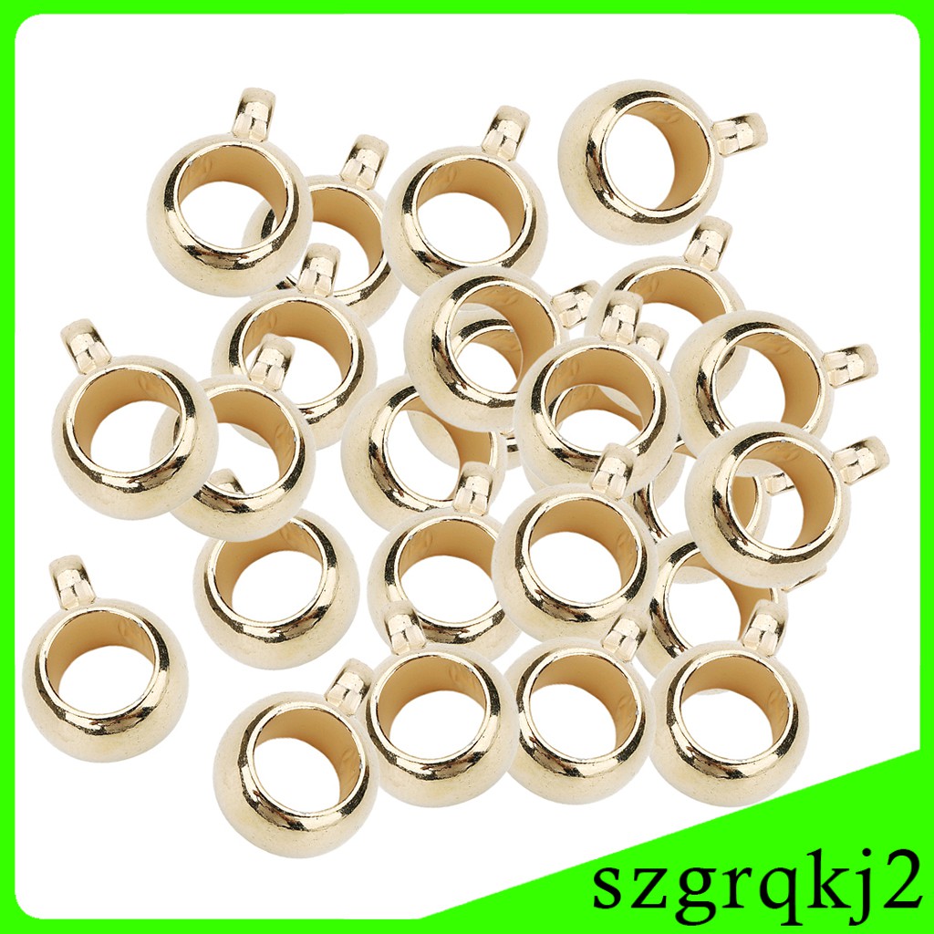 CHARMS Gói 100 Hạt Xâu Làm Trang Sức Phong Cách Châu Âu