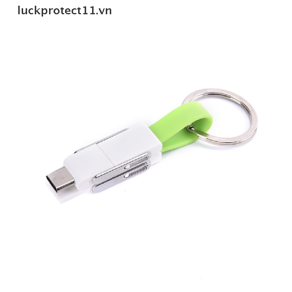 Móc Khóa Nam Châm 4 Trong 1 Cổng Micro USB Type-C