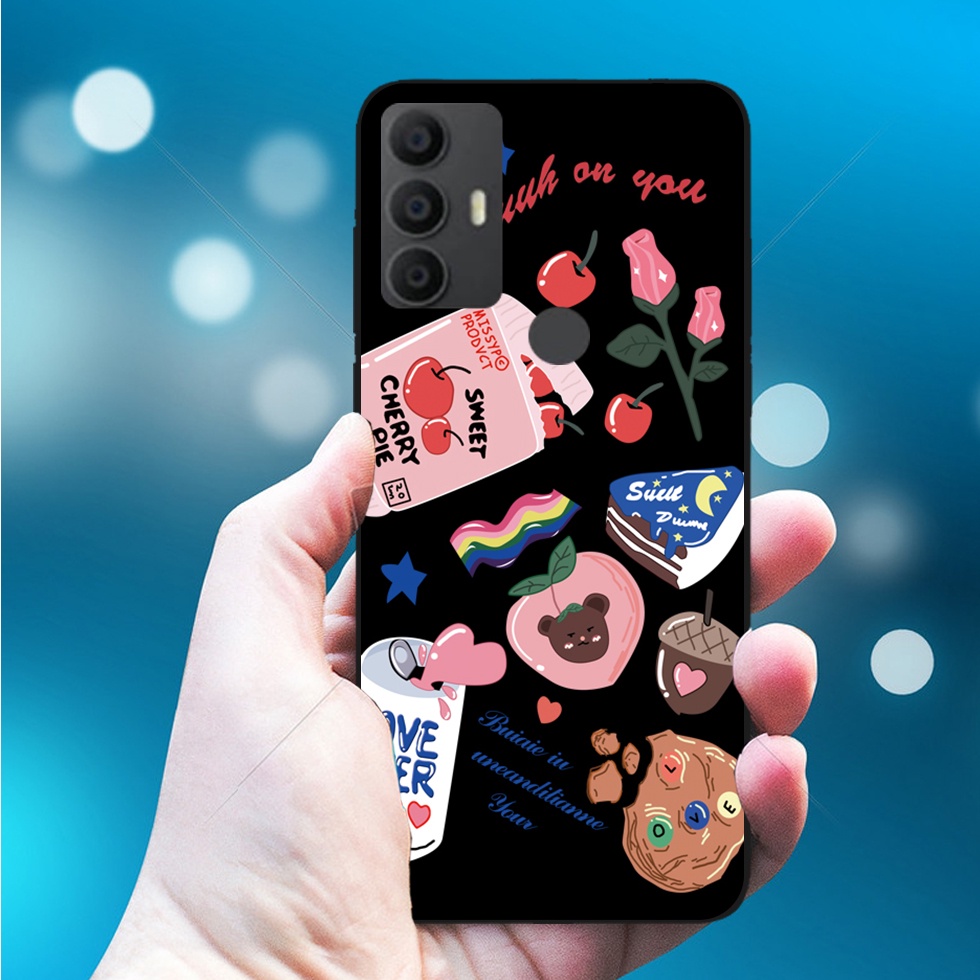 Ốp Điện Thoại Silicon TPU Mềm Chống Sốc Họa Tiết Hoạt Hình Cho Sharp Aquos V6 Plus V6 4G 5G TCL 30 SE