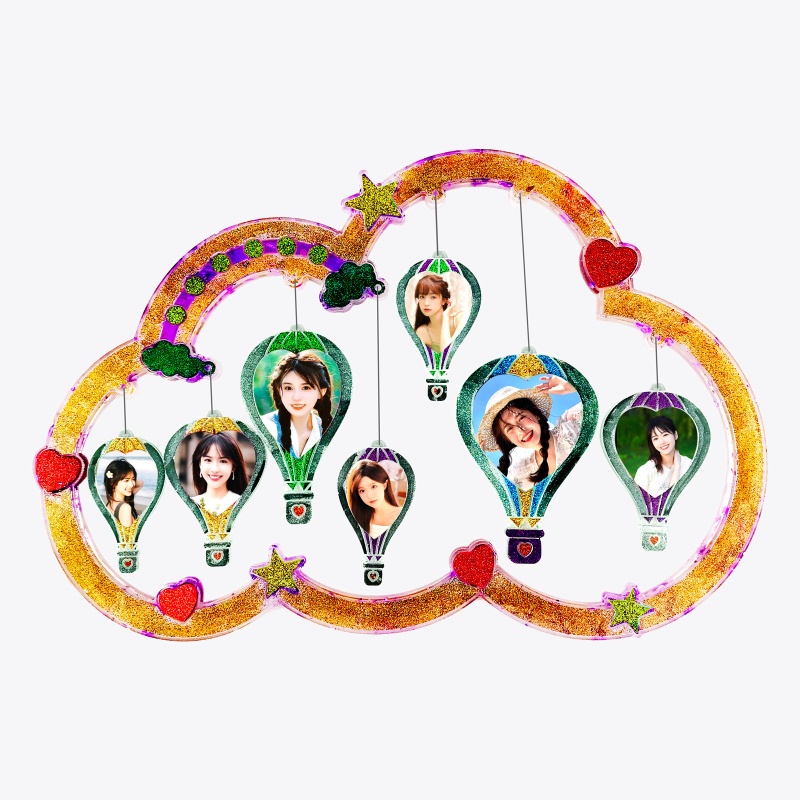 Khuôn Silicone Hình Khinh Khí Cầu Làm Trang Sức Thủ Công