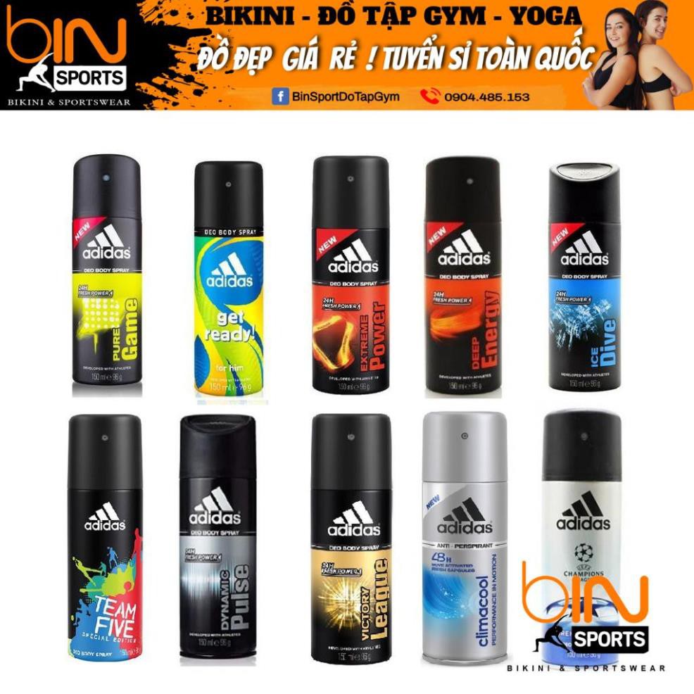 Xịt khử mùi toàn thân nam ADIDAS DEO BODY SPRAY